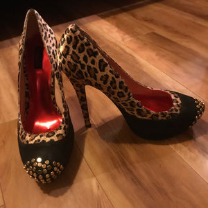 Leopard Heels